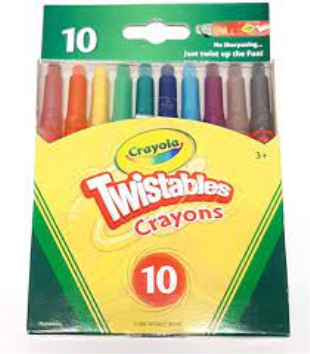 Amazon.com: Crayola Twistables Crayons, 10ct - 1 Pack : Toys & Games